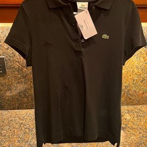 Black Lacoste polo shirt